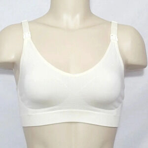 SMALL Medela Basics Collection Seamless Maternity Nursing Wire Free Bra Ivory NW